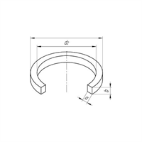 Кольцо уплотнительное прямоугольного сечения 31-37-3